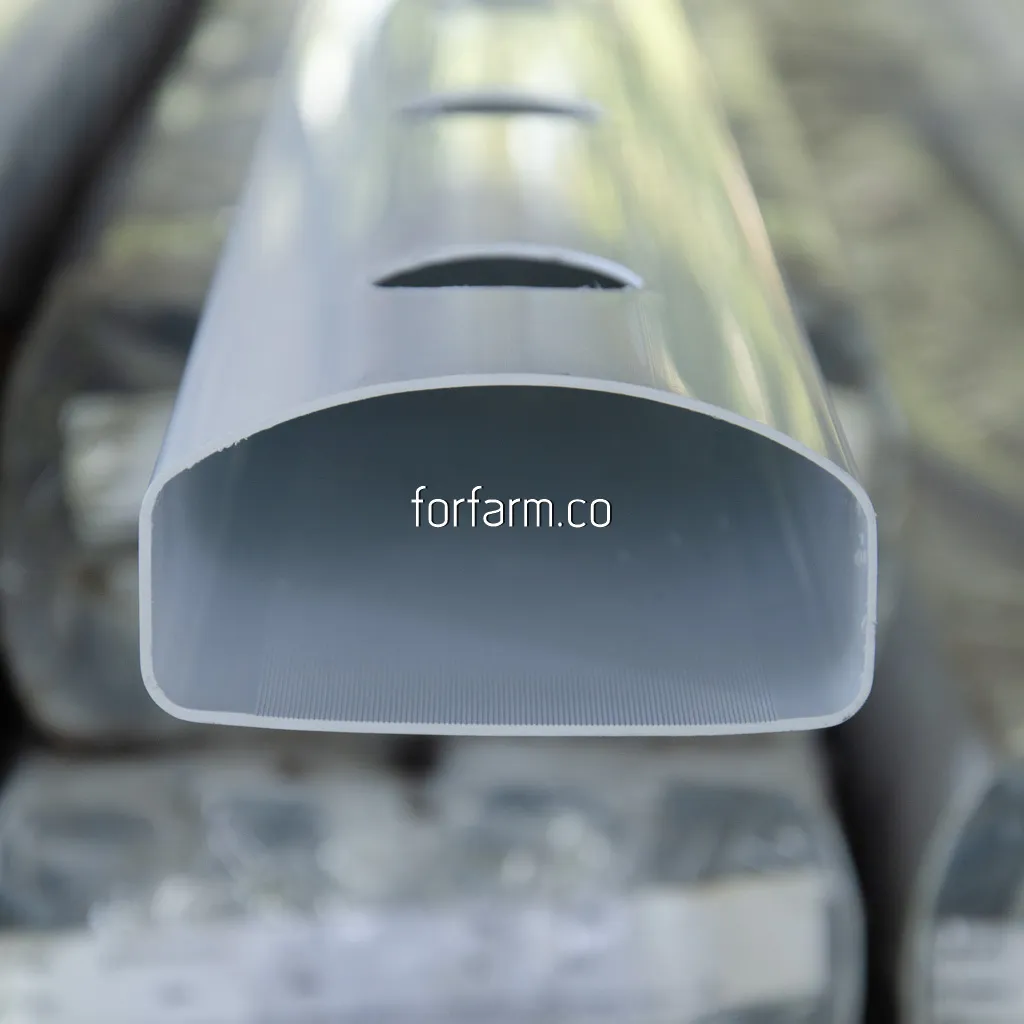 รางปลูกผักไฮโดรโปนิกส์ NFT รุ่นหลังโค้ง (Curve) ยาว 6 เมตร แบบแยกเส้น