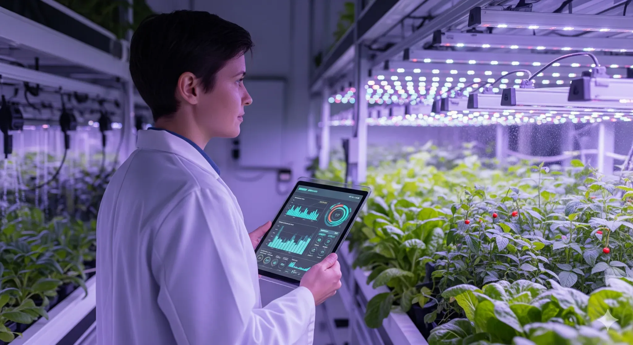 การติดตามข้อมูล Indoor Farming ด้วยระบบ Dashboard